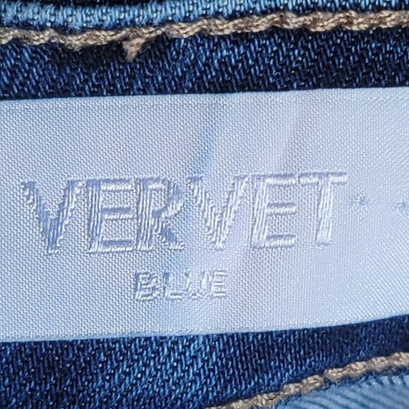 Vervet Women's High Rise Ankle Skinny Split Hem Jeans. Size 28 - Picture 6 of 7